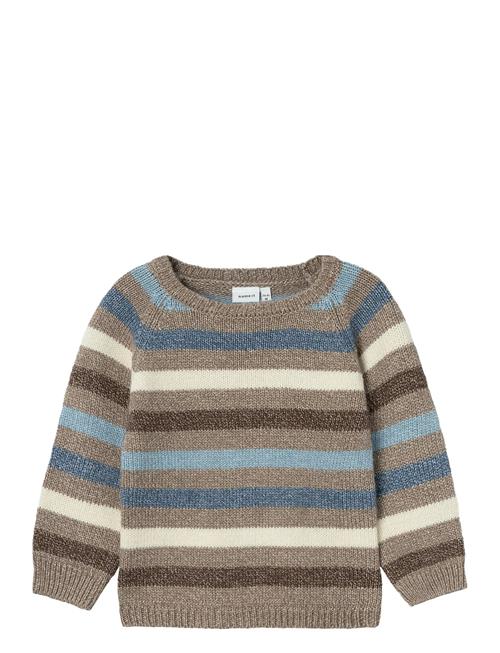 Nmmosomme Ls Knit Name It Brown