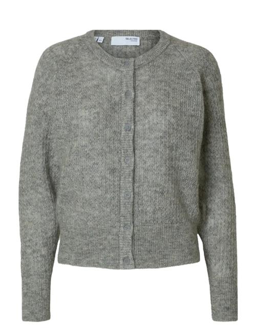 Slffiluca Ls Knit Cardigan Selected Femme Grey