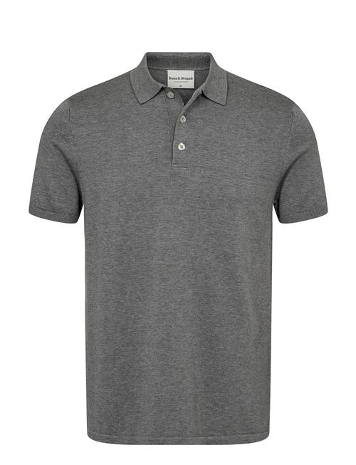 Bs Aaran Regular Fit Polo Shirt Bruun & Stengade Grey