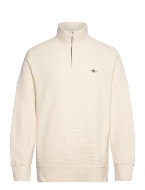 Texture Half-Zip GANT Cream