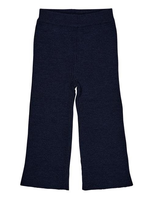 Merino Wide Rib Pants Copenhagen Colors Navy