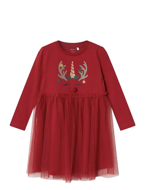 Nmfrjul Ls Dress Name It Red
