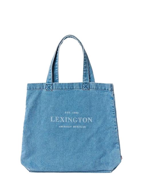 Washed Denim Shopper Lexington Clothing Blue