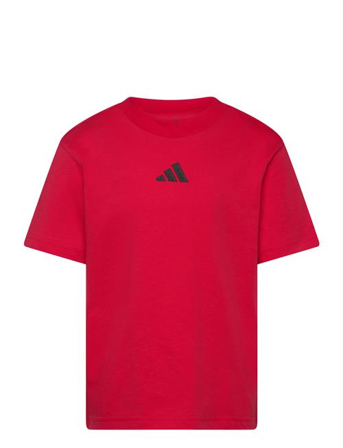 J Sl Tee 160 Adidas Sportswear Red