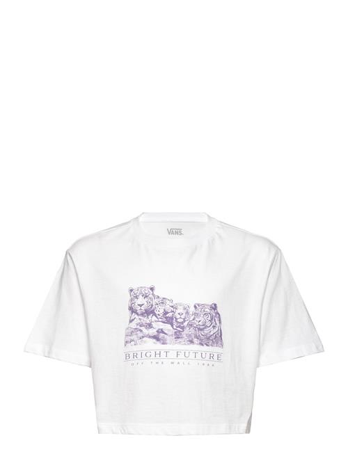 Bright Future Relaxed Crop Ss VANS White