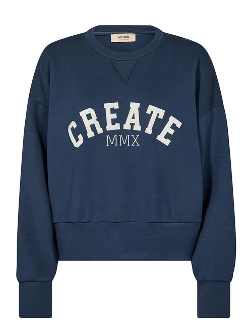 Mmcelli O-Ls Sweatshirt MOS MOSH Navy