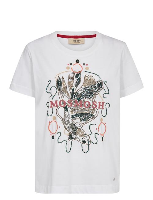 Mmhallin O-Ss Deco Tee MOS MOSH White