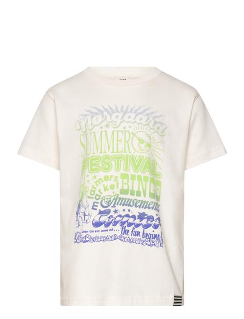Printed Tee Thorlino Tee Mads Nørgaard White