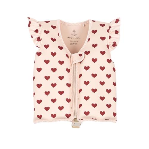 Konges Sløjd Avery Svømmevest Amour Rouge 2-3 Y  Creme  2-3 år  kvinde