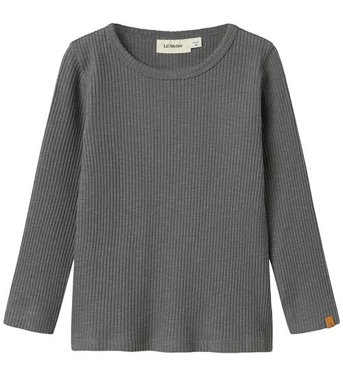 Lil Atelier Bluse - Rib - NmmRajo - Slim - Poppy Seed