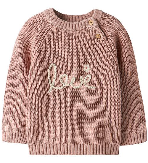 Lil'Atelier Bluse - Strik - NbfEmlen - Misty Rose