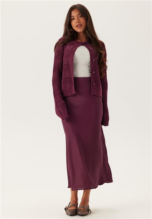 VILA Viellette Hw Midi Skirt