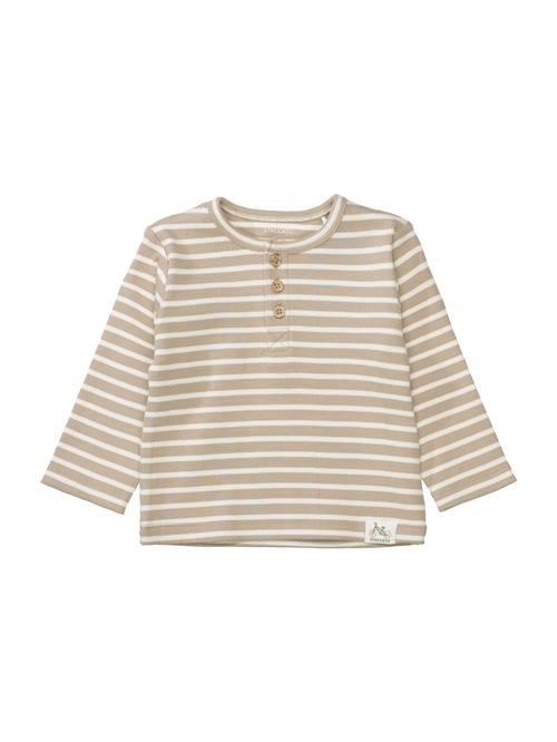STACCATO Shirts  mørkebeige / hvid