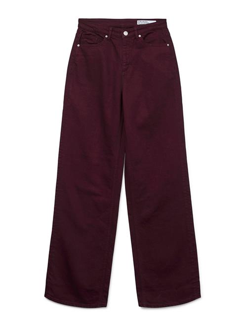VERO MODA Jeans 'VMTESSA'  vinrød