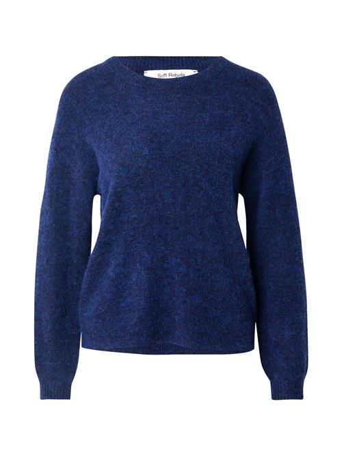 Soft Rebels Pullover 'Allison'  mørkeblå