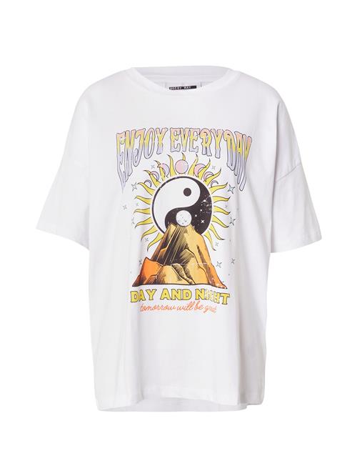 Noisy may Shirts 'NMIDA'  gul / honning / sort / hvid