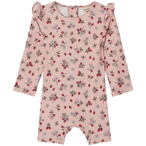 Buddy & Hope Estrid Mønstret UV-dragt Wild Strawberry 74/80 cm  Lyserød  74/80 cm  Unisex