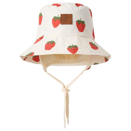 Kuling Venice Bøllehat Regnhat Strawberry 52 cm  Hvid  52 cm  Unisex