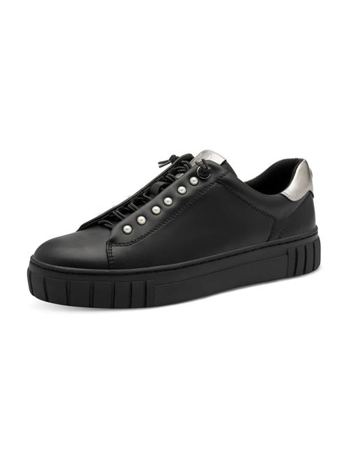 Se MARCO TOZZI Sneaker low  sort / sølv ved About You