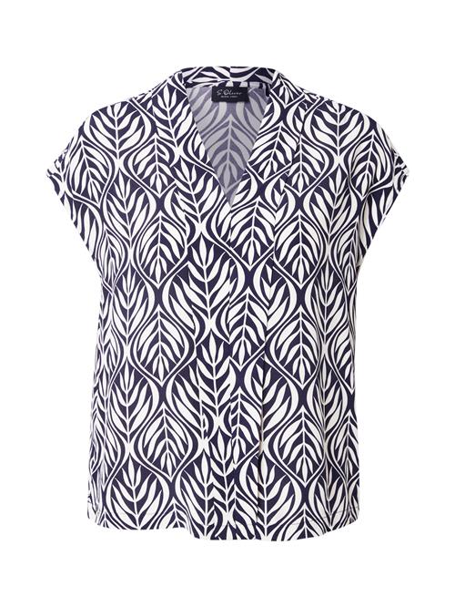s.Oliver BLACK LABEL Bluse  navy / hvid