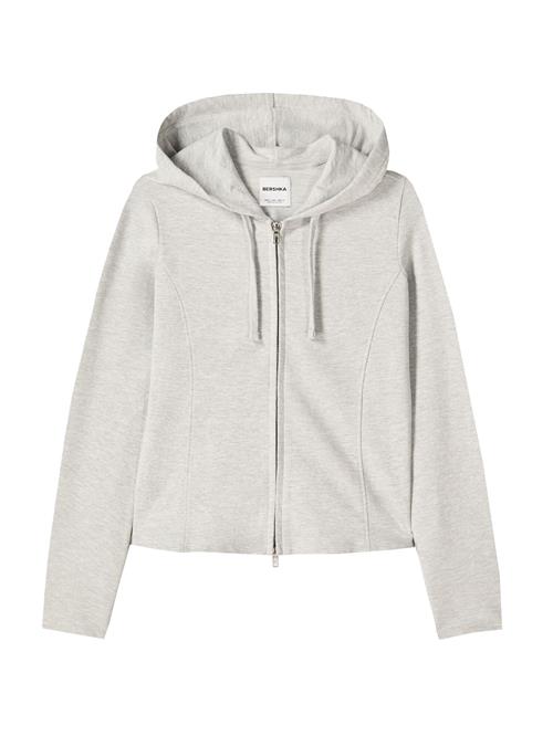 Bershka Sweatjakke  lysegrå