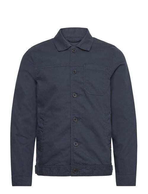 Se Cropped Length Overshirt Lindbergh Navy ved Booztlet