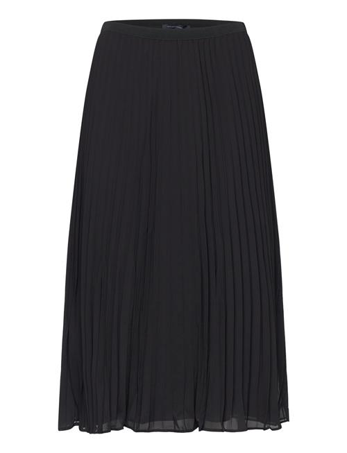 Pleated Solid Skirt French Connection Black
