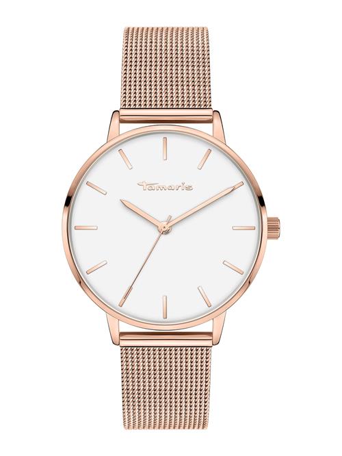 Tamaris Analogt ur  rosa guld / hvid