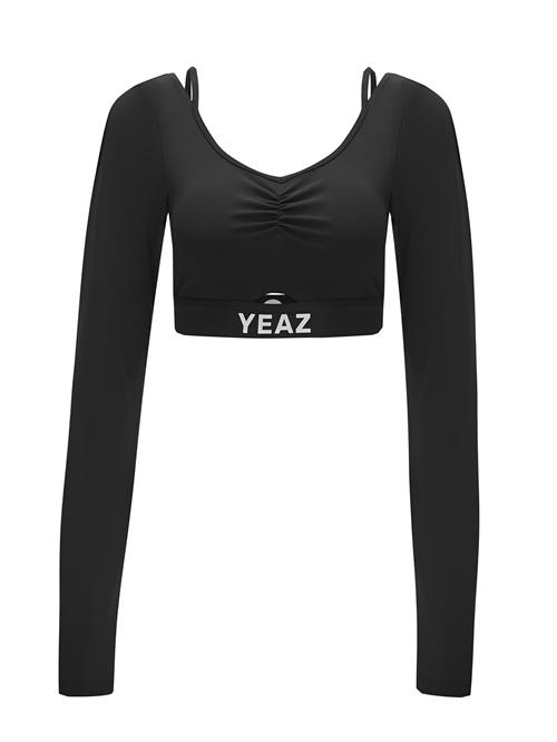 YEAZ Funktionsbluse 'Horizon'  sort / hvid