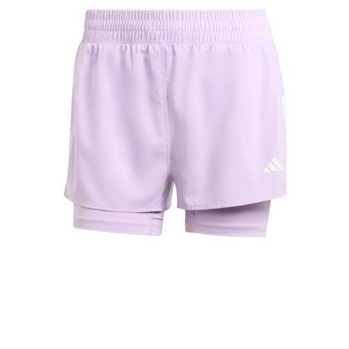 ADIDAS PERFORMANCE Sportsbukser 'Own the Run'  lilla / hvid