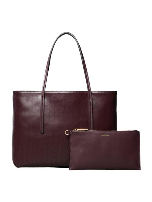 Calvin Klein Shopper  vinrød / sort