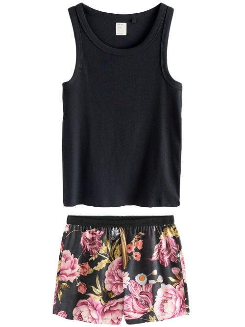Next Pyjamas  gran / lyserød / sort