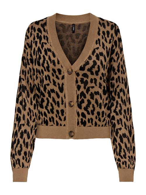 ONLY Cardigan 'ONLVIENNA'  karamel / sort