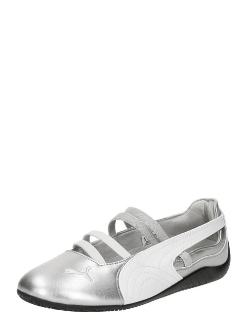 PUMA Ballerinasko 'Speedcat'  sølv / hvid