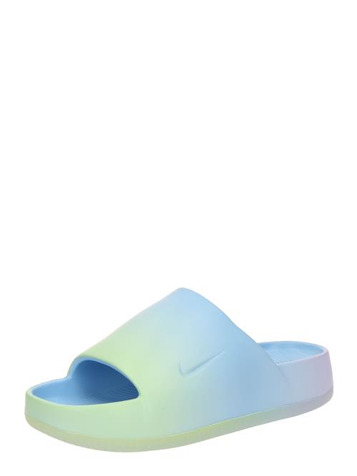 Nike Sportswear Pantoletter 'CALM'  lyseblå / lysegrøn / pastellilla