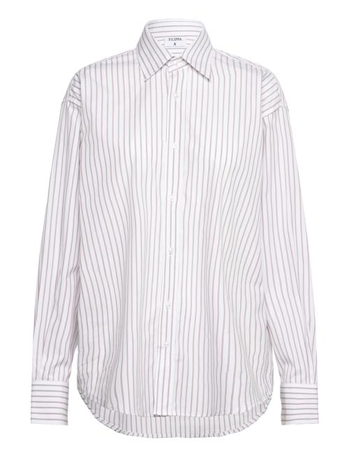 Se Classic Stripe Shirt Filippa K Purple ved Booztlet