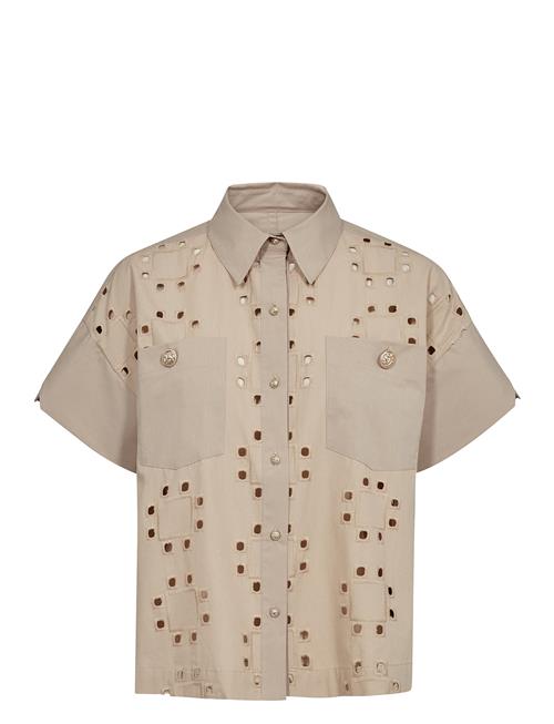 Mmtazhi Cotny Shirt MOS MOSH Beige