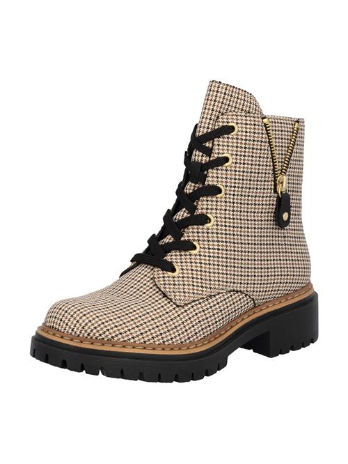 Rieker Snørestøvletter  beige / brun / sort