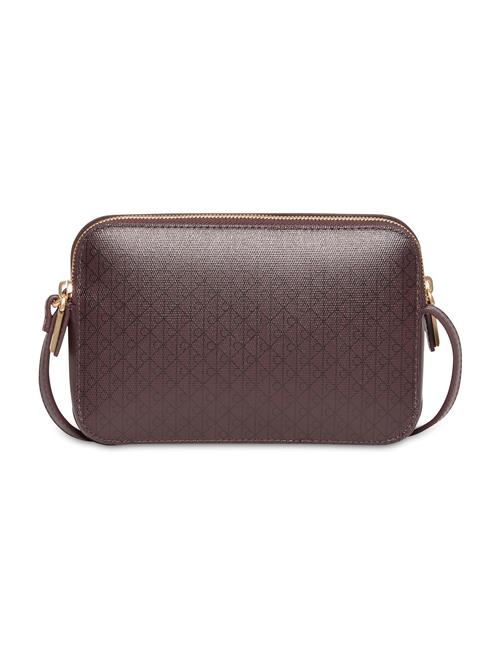 Calvin Klein Skuldertaske  vinrød / sort