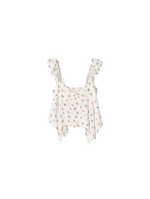 Se Bershka Overdel  gran / lyserød / hvid ved About You