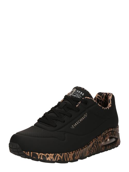 SKECHERS Sneaker low 'UNO - LOVING LOVE'  brokade / sort
