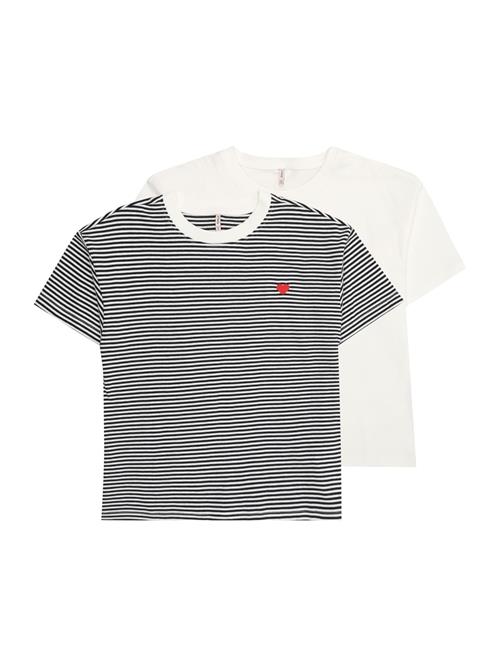 ONLY GIRLS Bluser & t-shirts  sort / hvid