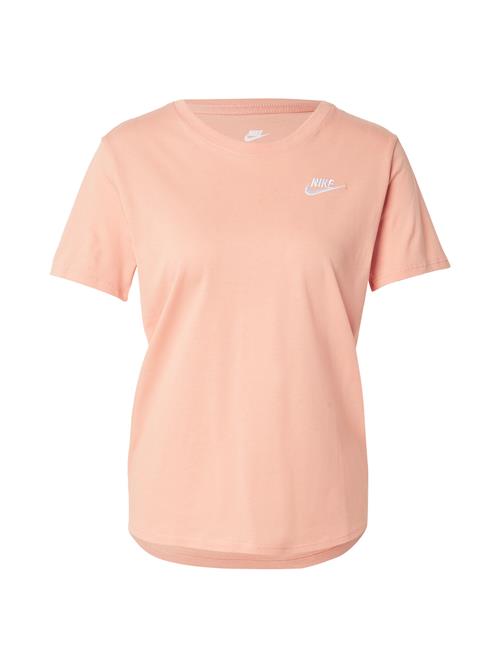 Nike Sportswear Shirts 'Club Essential'  fersken / hvid