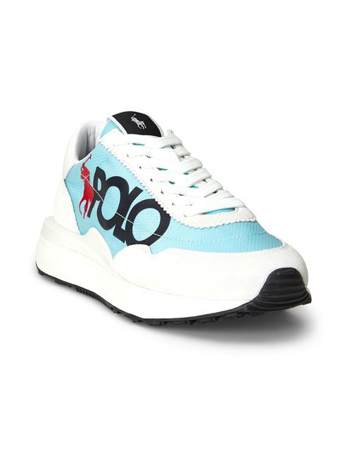 Se Polo Ralph Lauren Sneaker low 'TRAIN 89'  lyseblå / carminrød / sort / hvid ved About You