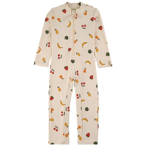 Kuling Seychelles Mønstret UV-dragt Med Frugter Cremefarvet 86/92 cm  Creme  86/92 cm  Unisex