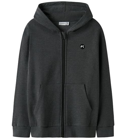 Name It Hættetrøje - Noos - Sweat - NkmVimo - Dark Grey Melange
