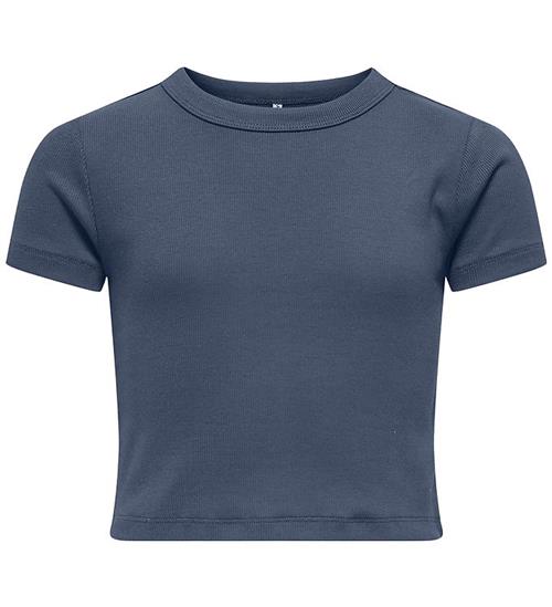 Kids Only T-shirt - KogBina - Rib - Vintage Indigo