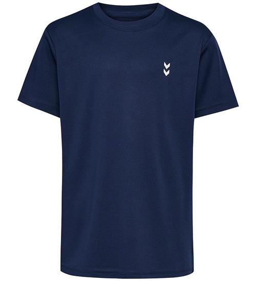 Hummel T-shirt - HmlJR Performance - Dress Blues