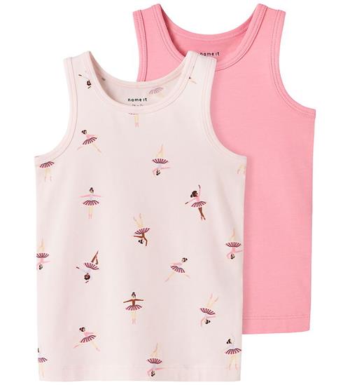 Name It Undertrøje - Noos - NmfTank - 2-pak - Pearl/Peony/Ballar