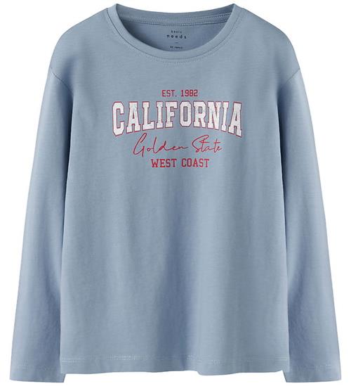 Name It Bluse - MkfVeen - Dusty Blue/California